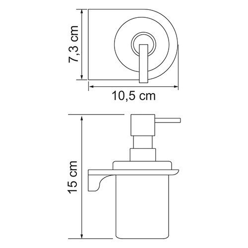 Дозатор жидкого мыла WasserKraft K-8399