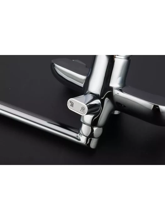 Смеситель Frud R22106, для ванны, с душевой лейкой, дивертор, хром