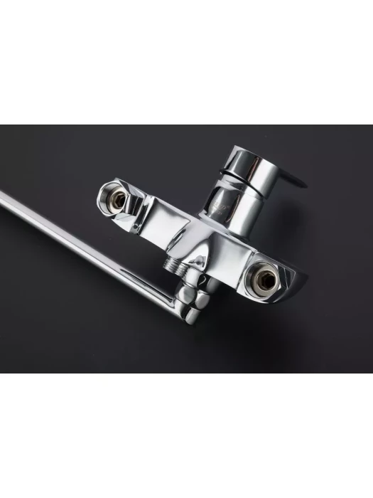 Смеситель Frud R22106, для ванны, с душевой лейкой, дивертор, хром