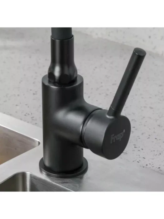 Смеситель для кухни Frap H44, F4044-6, поворотный, аэратор, латунь