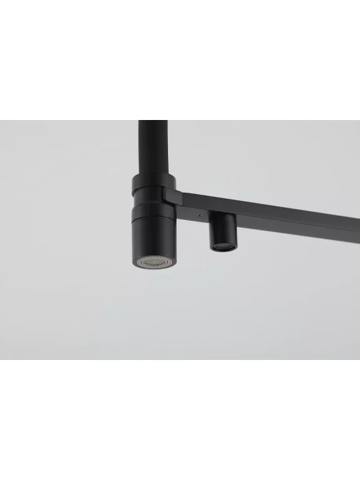Смеситель для кухни Gappo G4395-56 с фильтром, латунь, черный