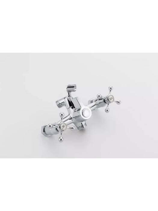Смеситель Frud R22108, для ванны, с душевой лейкой, вентильный, хром