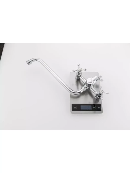 Смеситель Frud R22108, для ванны, с душевой лейкой, вентильный, хром