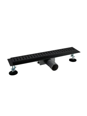 Душевой трап Gappo G85007-36 скрытого монтажа, чёрный, матовый