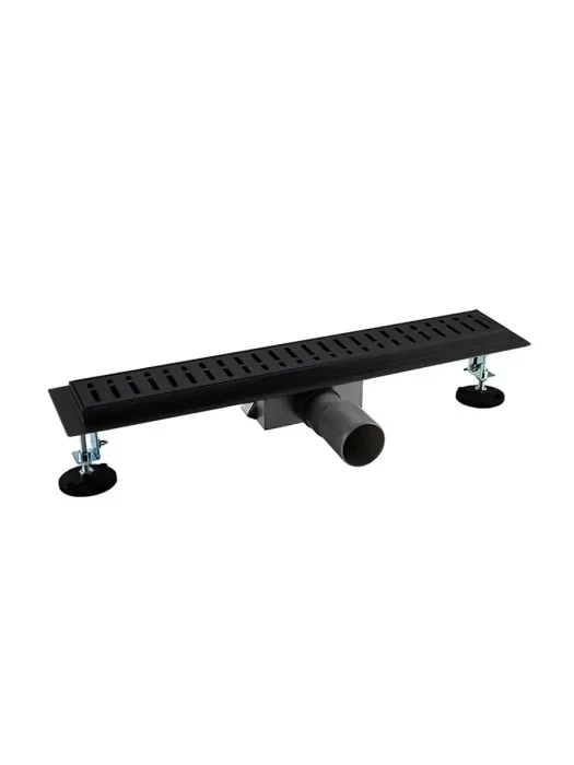 Душевой трап Gappo G85007-36 скрытого монтажа, чёрный, матовый