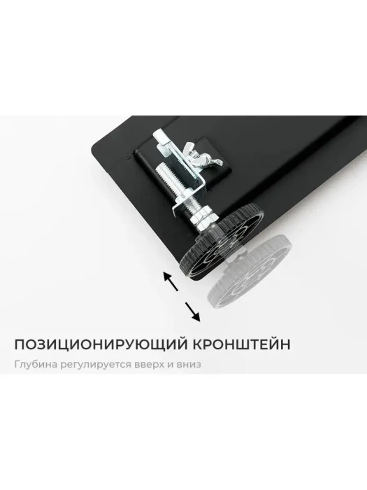 Душевой трап Gappo G85007-36 скрытого монтажа, чёрный, матовый