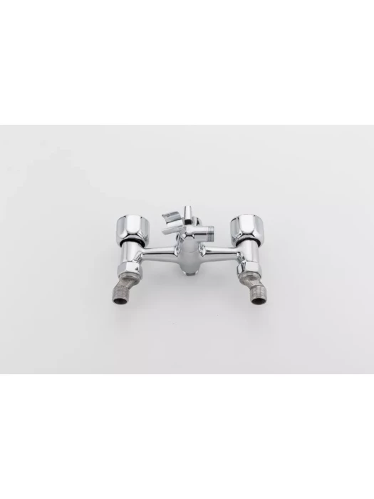 Смеситель для ванны Frud R22109 с душевой лейкой, двухвентильный, хром