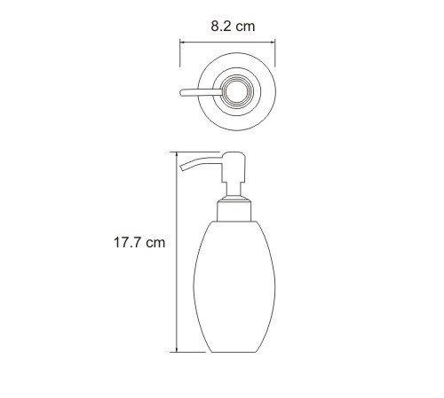 Дозатор жидкого мыла WasserKraft K-6799
