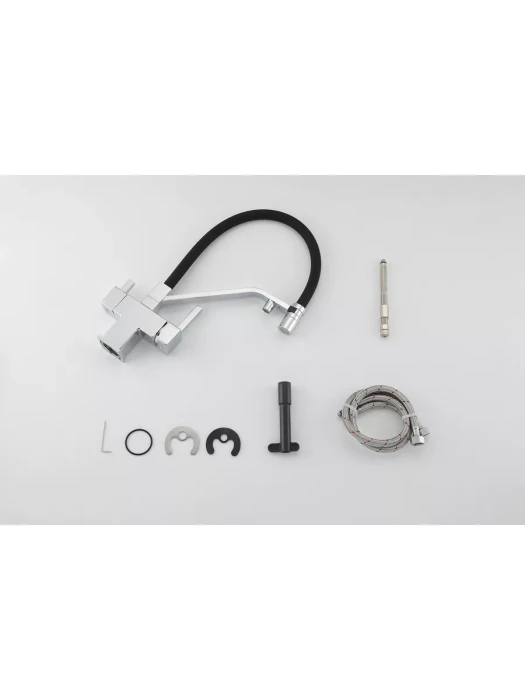 Смеситель Gappo G4395-60, для кухни, латунь, PVD покрытие, черный