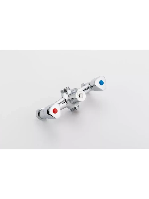 Смеситель Frud R22111, для ванны, с душевой лейкой, вентильный, хром