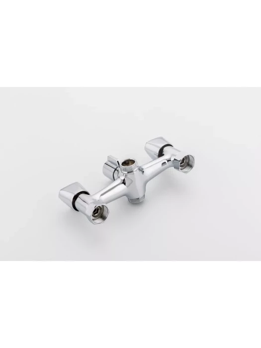 Смеситель Frud R22111, для ванны, с душевой лейкой, вентильный, хром