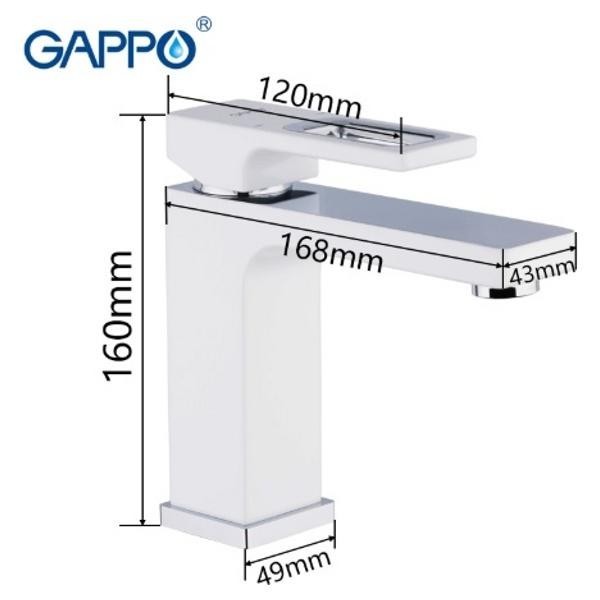 Смеситель для раковины Gappo G1017-8