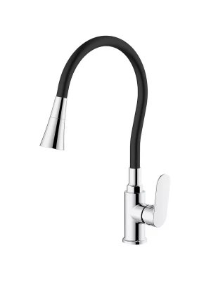 Смеситель Splenka S41.43, гибкий излив, для кухни, латунный, с аэратором