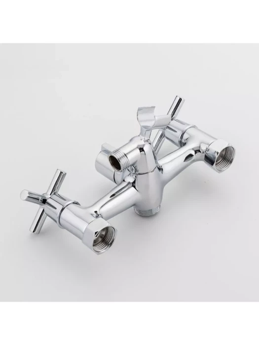 Смеситель для ванны Frud R22112, с душем, горизонтальный, хром