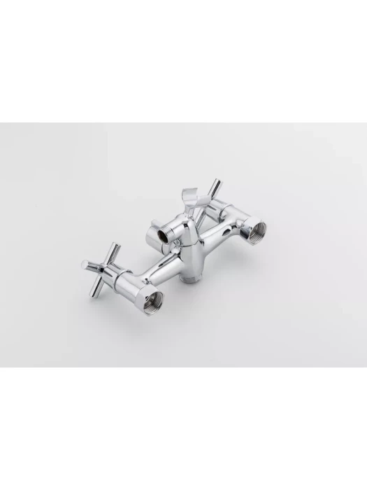 Смеситель для ванны Frud R22112, с душем, горизонтальный, хром