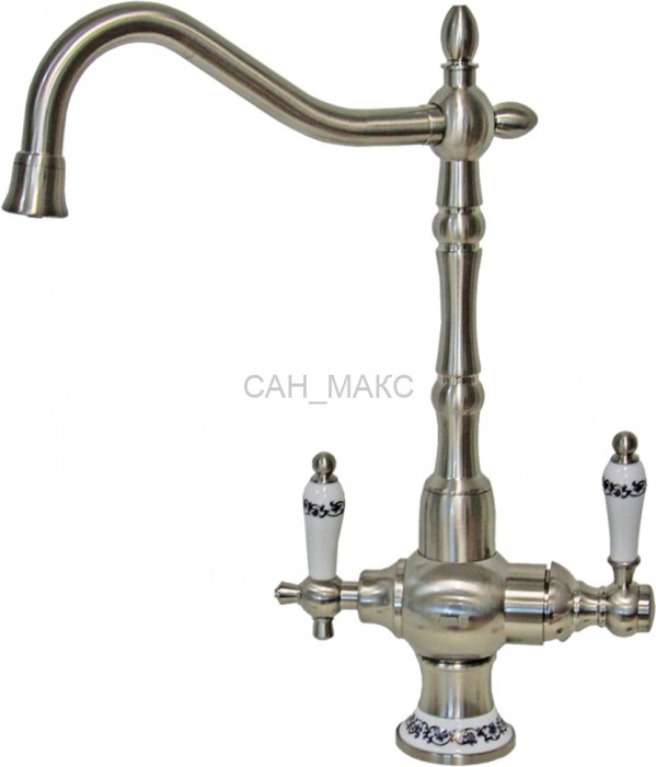 Смеситель для кухонной мойки ZORG Sanitary  (ZR 336 YF-50 NICKEL)