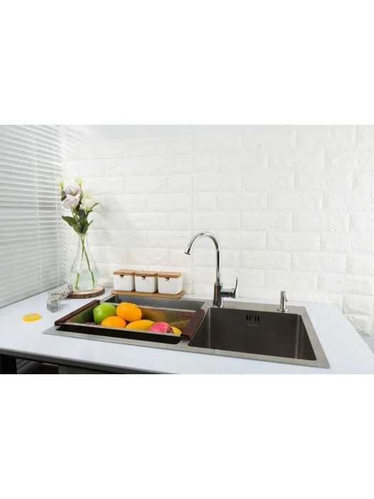 Смеситель Frap F40501, для кухни, современный стиль, аэратор, хром