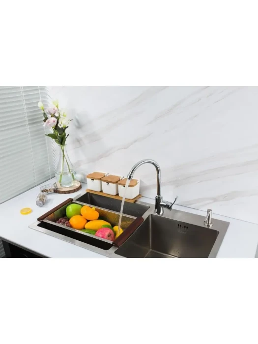 Смеситель Frap F40501, для кухни, современный стиль, аэратор, хром