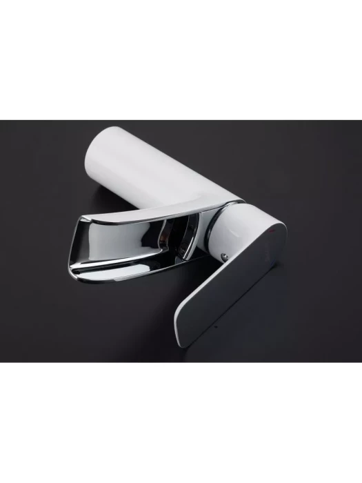 Смеситель для раковины Gappo Noar G1048-8, латунь, белый/хром