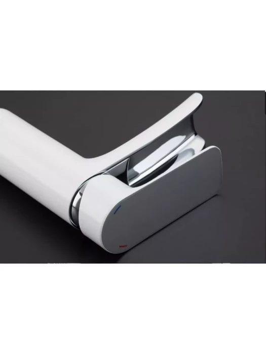 Смеситель для раковины Gappo Noar G1048-8, латунь, белый/хром