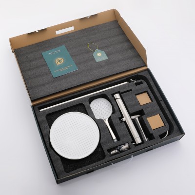 Душевая система для ванны Splenka S223.24.05 нержавеющая сталь , цвет сатин