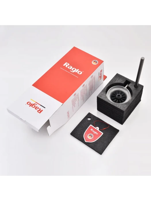 Ершик настенный Raglo R300.10.09, настенный, латунь, стекло, графит