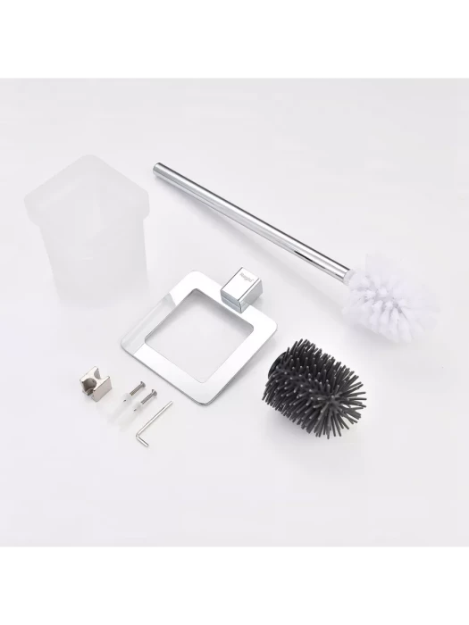 Ершик настенный Raglo R301.10, латунь, стекло, настенный, хром