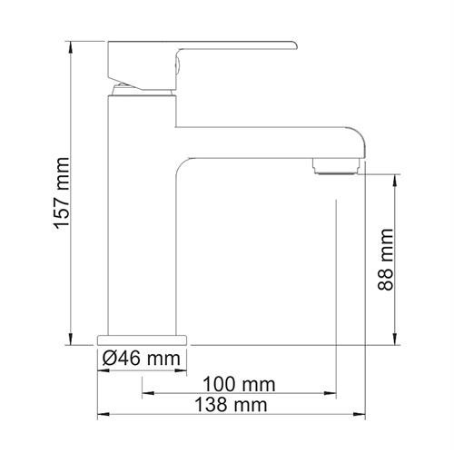 Смеситель для раковины Wasserkraft 3704