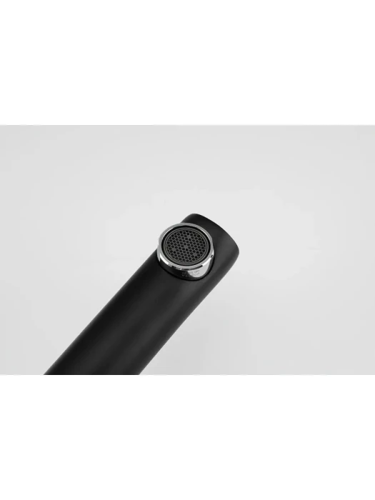 Смеситель для раковины Gappo G1003-16, латунь, однорычажный, хромированный, черный