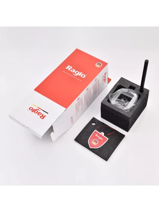 Ершик настенный Raglo R301.10.06, квадратный, матовый, черный