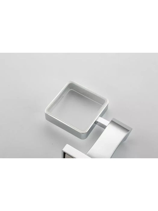 Мыльница Gappo G0702 для ванной, настенная, латунь, стекло, хром