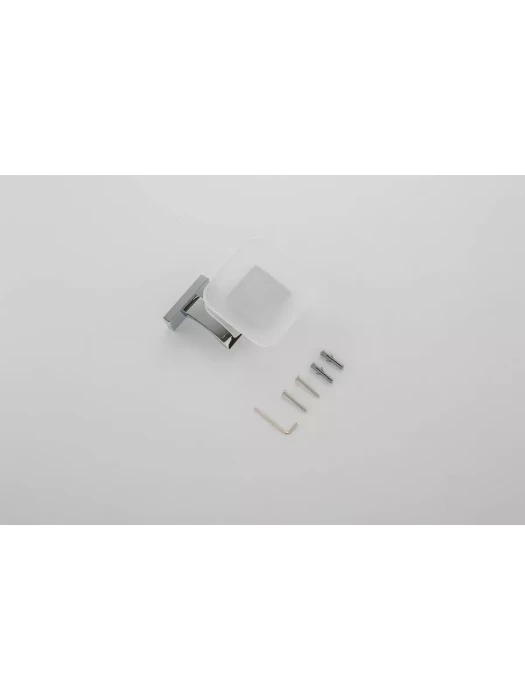 Мыльница Gappo G0702 для ванной, настенная, латунь, стекло, хром