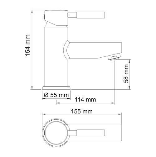 Смеситель для раковины Wasserkraft 4103