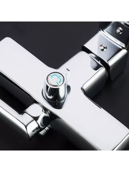 Смеситель для ванны Frud R22131 с душевой лейкой, однорычажный, хром