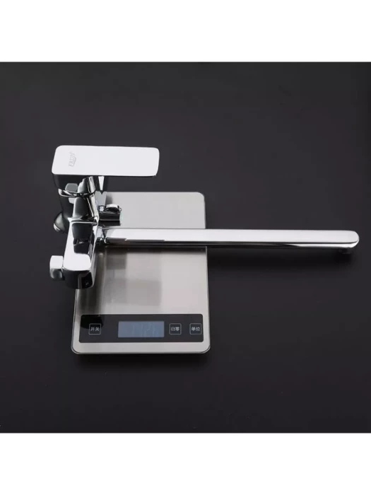 Смеситель для ванны Frud R22131 с душевой лейкой, однорычажный, хром