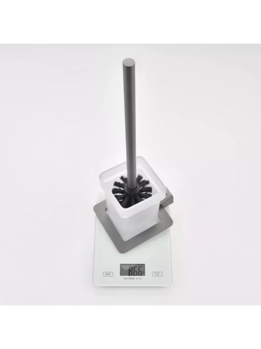 Ершик настенный Raglo R301.10.09, настенный, латунь, стекло, графит