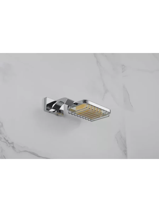 Мыльница Gappo G0702-10 для ванной, настенная, латунь, хромированный
