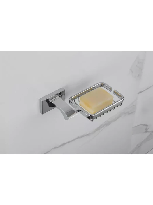 Мыльница Gappo G0702-10 для ванной, настенная, латунь, хромированный