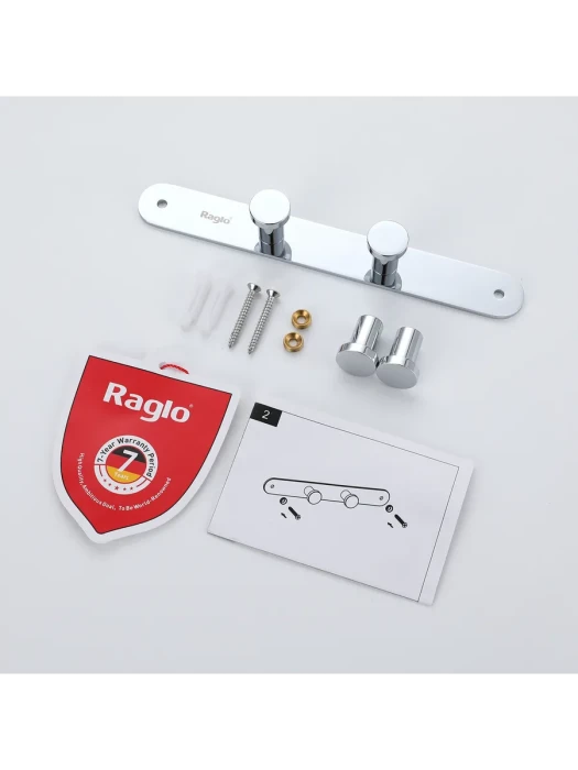 Крючок Raglo R300.054 RAGLO, металл, для ванной, хромированный