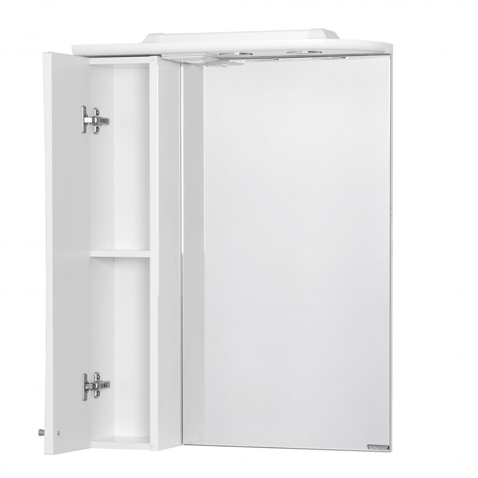 Зеркальный шкаф Aquaton Джимми 57 L белый (1A034002DJ01L)