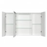 Зеркальный шкаф Aquaton Мадрид 120 со светильником белый (1A113402MA010)