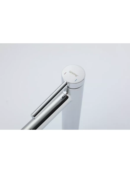 Смеситель для раковины высокий Gappo G06 G1006-2, латунь, хром