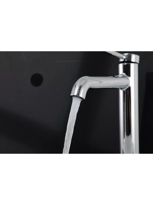 Смеситель для раковины высокий Gappo G06 G1006-2, латунь, хром