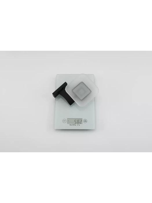 Мыльница Gappo G0702-6 для ванной, настенная, латунь, стекло, черный
