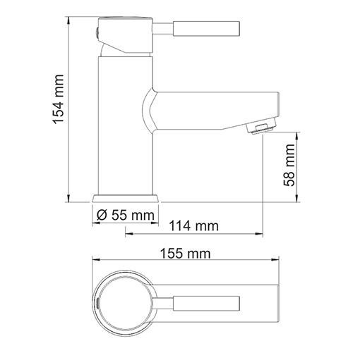 Смеситель для раковины Wasserkraft 4203