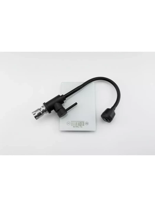 Смеситель кухонный Frap F40993-6, гибкая подводка, 2 режима, черный