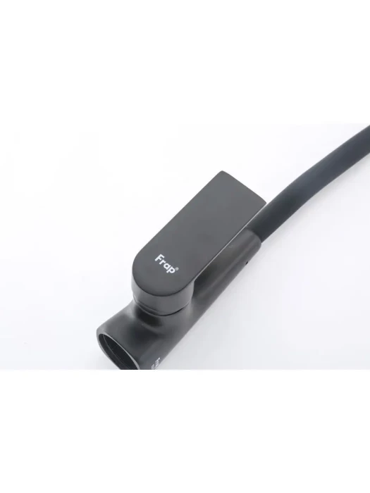 Смеситель для кухни Frap F4471-6, PVD покрытие, гибкий излив, черный