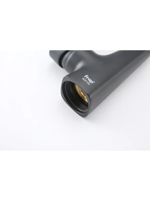 Смеситель для кухни Frap F4471-6, PVD покрытие, гибкий излив, черный
