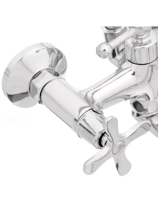 Смеситель Frud R22601, для ванны, с душевой лейкой, вентильный, хром