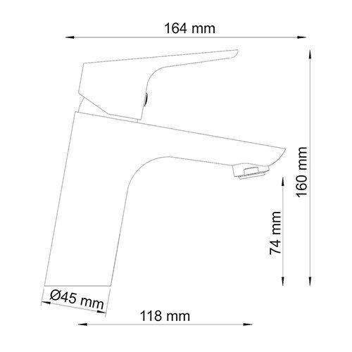 Смеситель для раковины Wasserkraft 4503